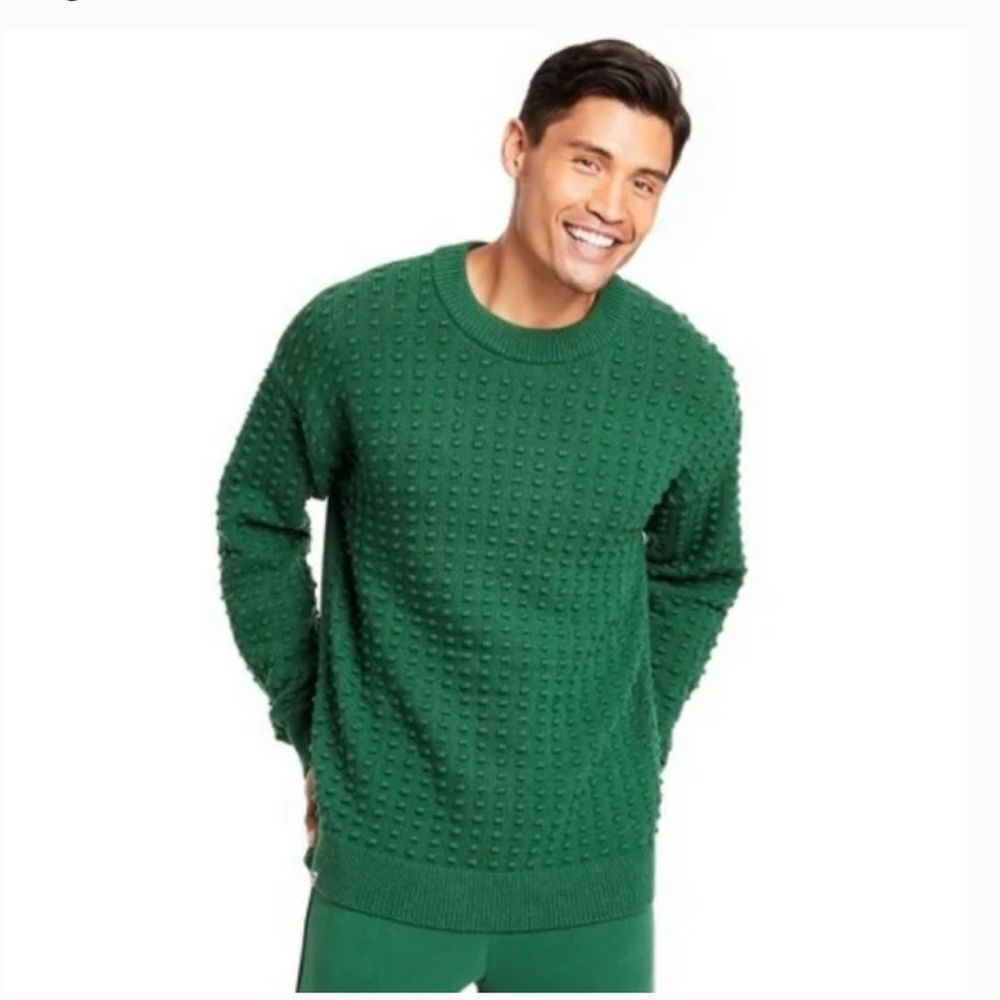 Lego Collection X Target Men's Green Limited Edition Brick-Inspired Sweater - Picture 2 of 5
